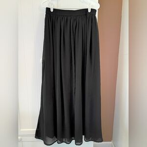 Elegant Tall Black Maxi Skirt